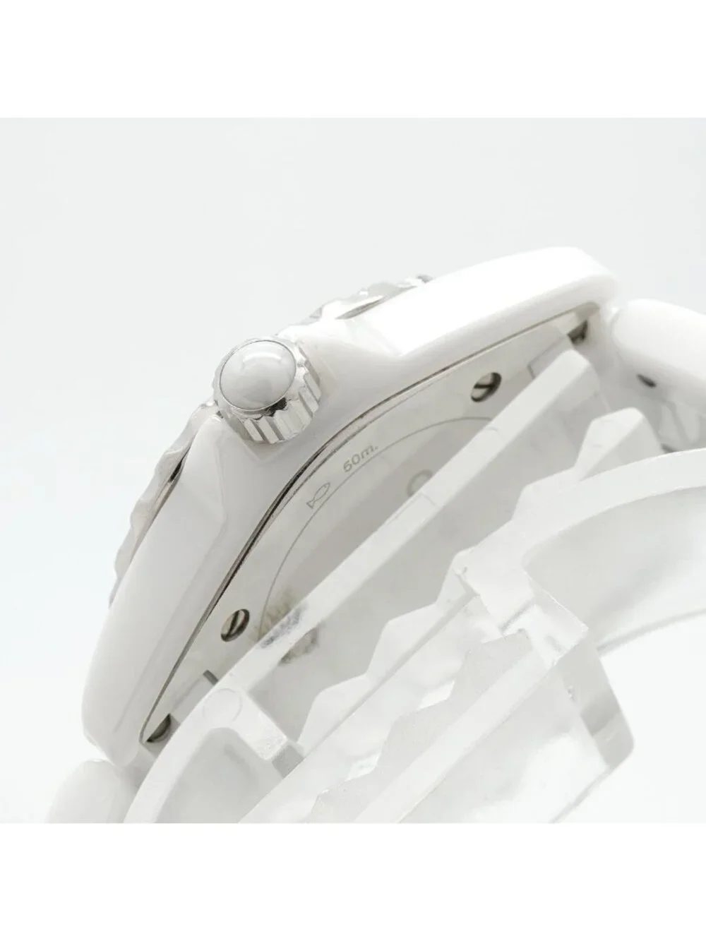 Chanel Diamond White Dial Watch
